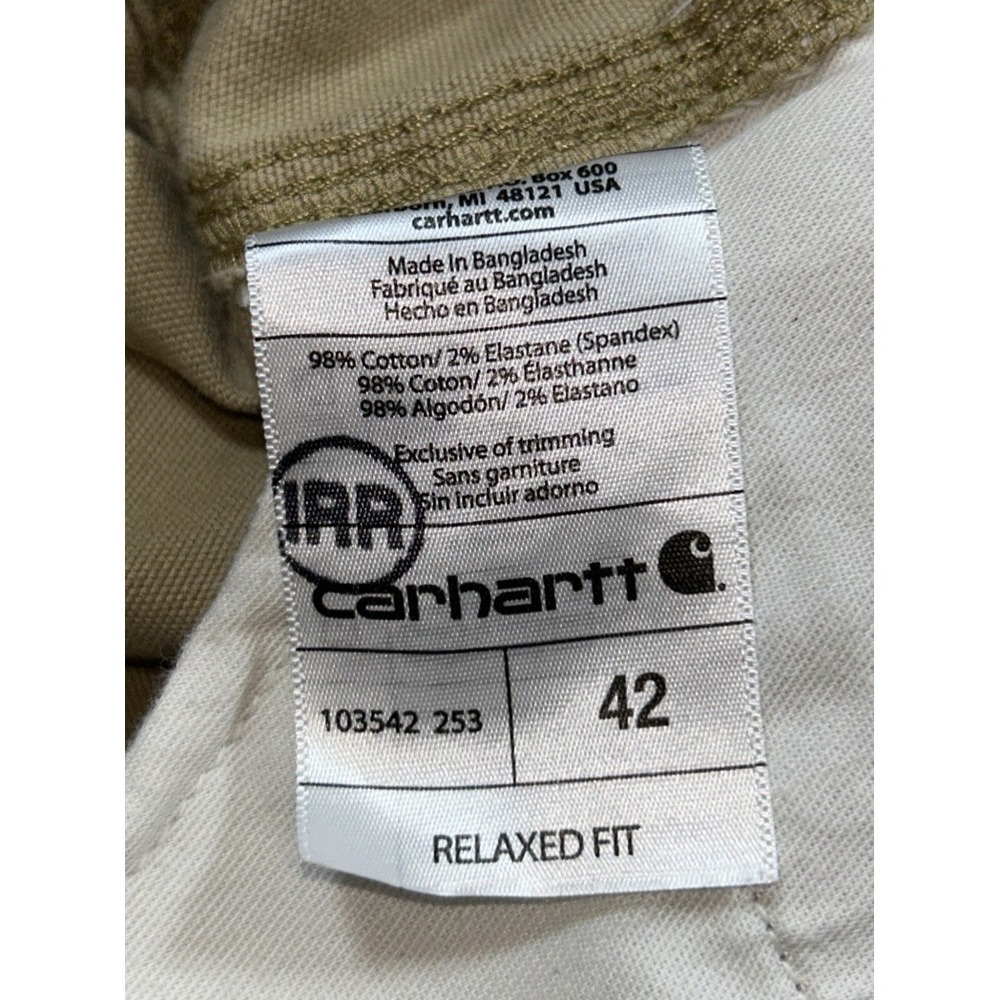 Carhartt IRR Relaxed Fit Cargo Men's Size 42 Shorts 2 PAIRS‎ - Picture 12 of 12
